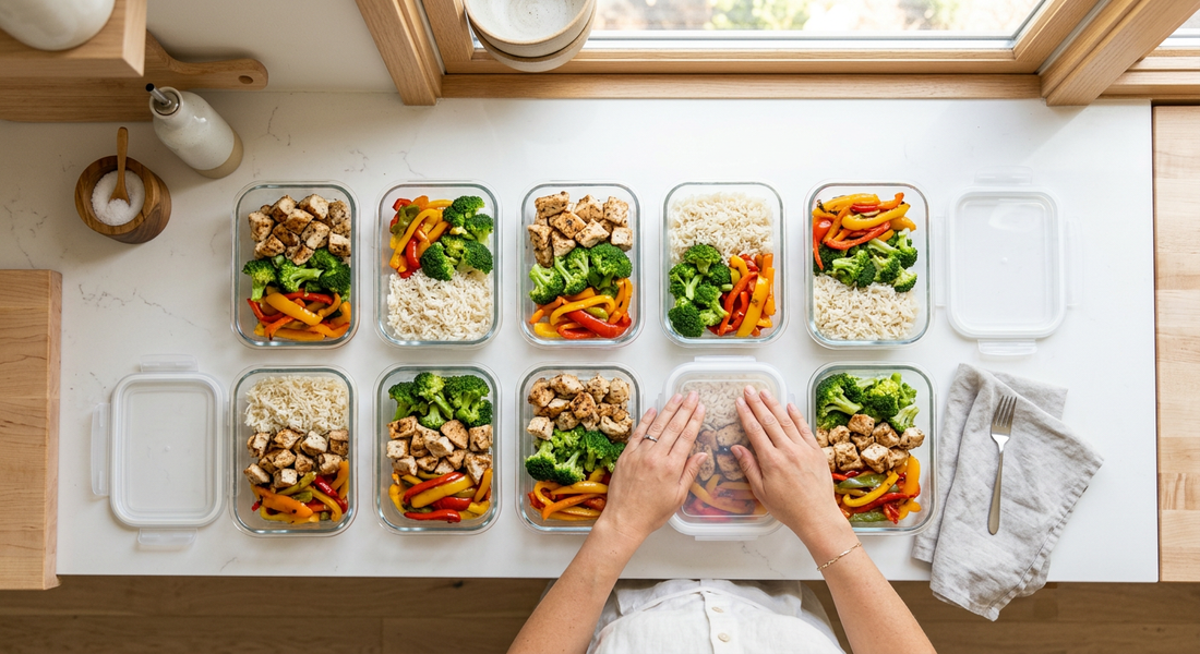How to Meal Prep for a Family of 4 in Under 1 Hour