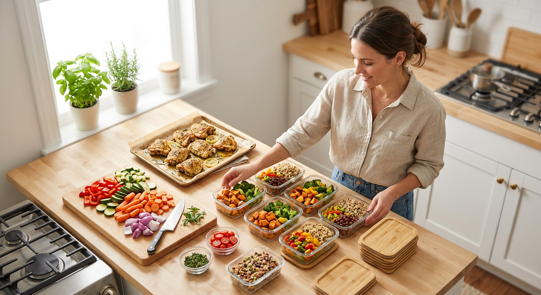 Meal Prep Sunday: Step-by-Step System for Working Moms