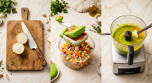Vegetable Chopper vs Knife vs Food Processor: Which Saves the Most Time?
