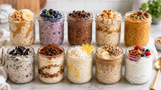 Overnight Oats Ideas — 10 Variations + Base Formula (2026)