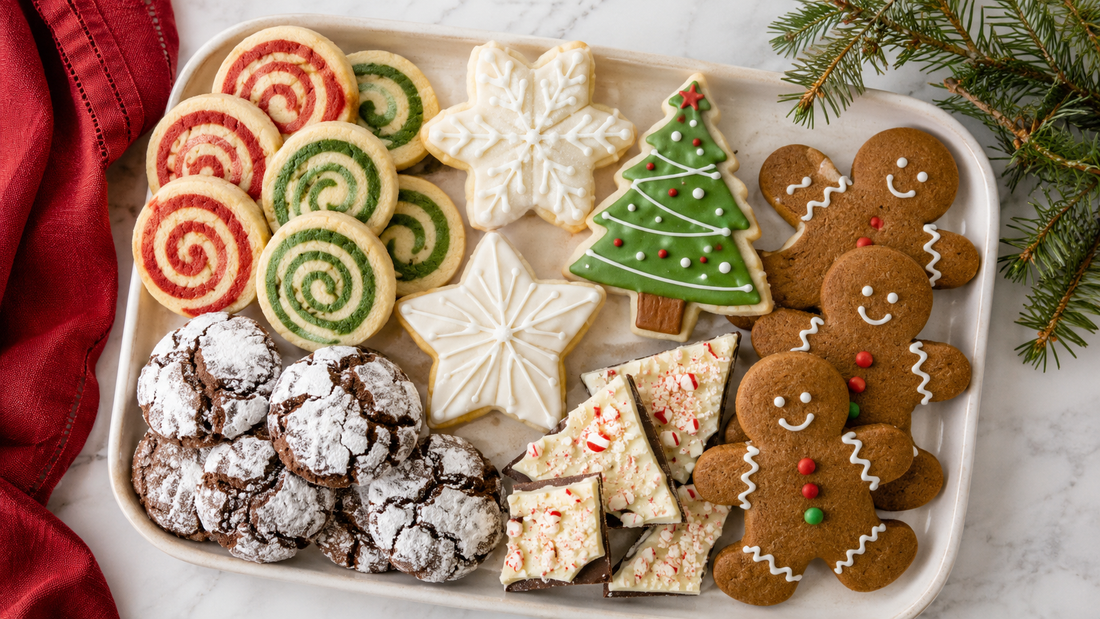 A 6-week system that turns Christmas baking from one frantic weekend into 5 calm 30-minute sessions — plus 15 cookie ideas grouped by prep type.