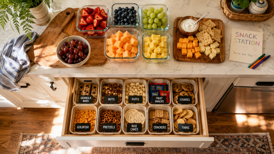 After-School Snacks — 15 Ideas + Snack Station Setup (2026)