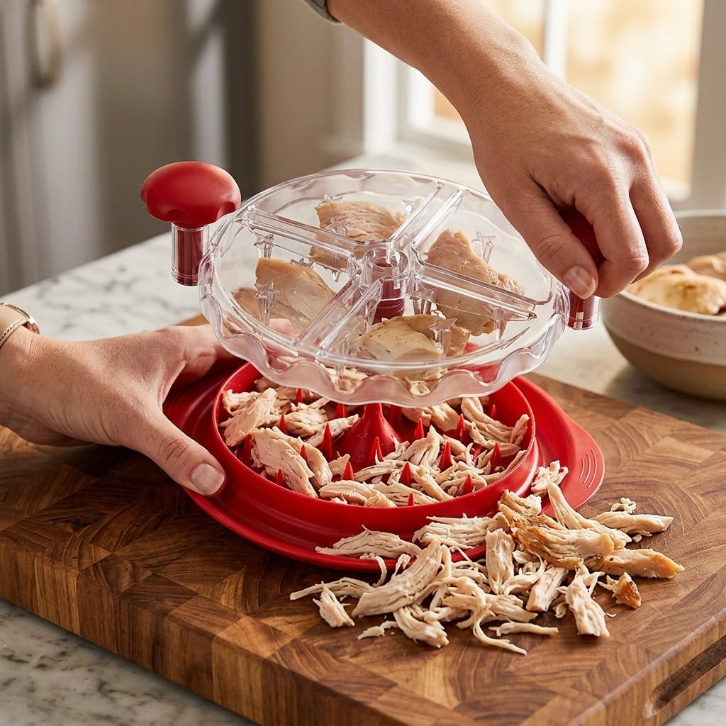 Chicken Shredder Tool — Twist & Shred Meat in Seconds