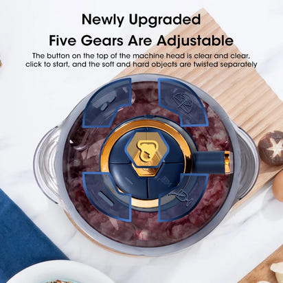 5-in-1 Time-Saving Food Processor | Grind, Chop & Slice in Seconds