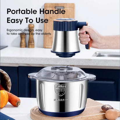 5-in-1 Time-Saving Food Processor | Grind, Chop & Slice in Seconds