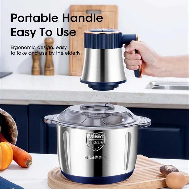 5-in-1 Time-Saving Food Processor | Grind, Chop & Slice in Seconds