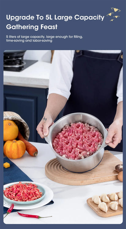 5-in-1 Time-Saving Food Processor | Grind, Chop & Slice in Seconds