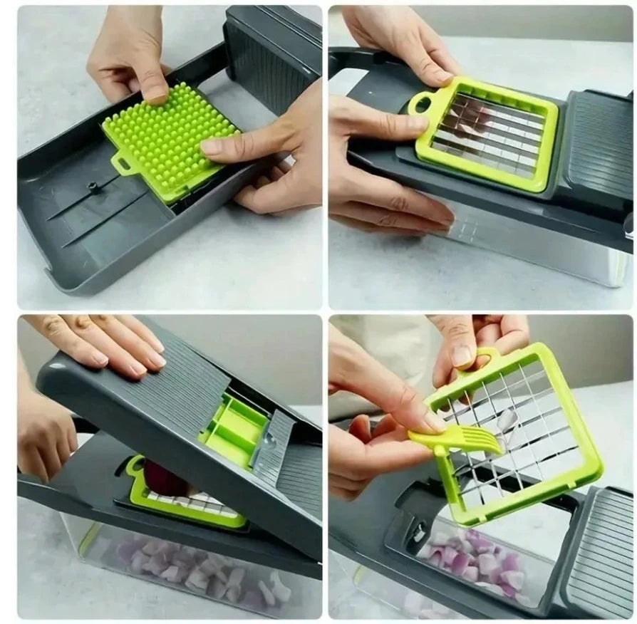 16 In 1 Vegetable Chopper — Slice, Dice & Grate in Seconds