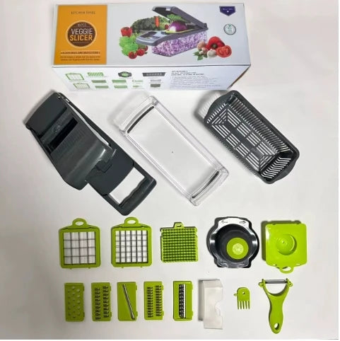 16 In 1 Vegetable Chopper — Slice, Dice & Grate in Seconds
