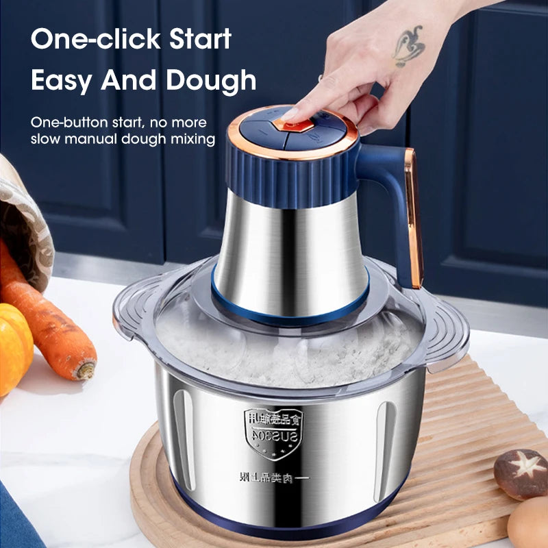 5-in-1 Time-Saving Food Processor | Grind, Chop & Slice in Seconds