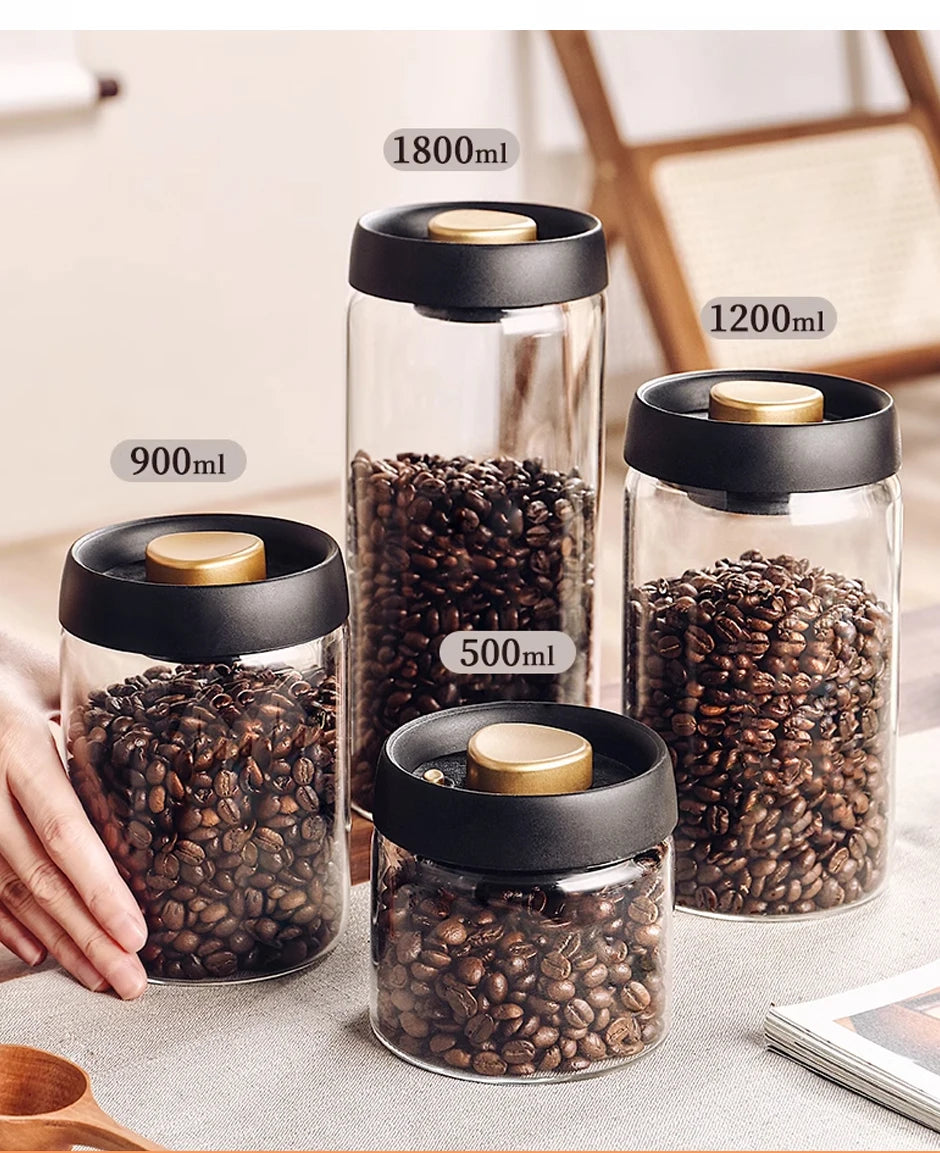 Premium Vacuum Coffee Jar - Barista Edition - Save $300/Year