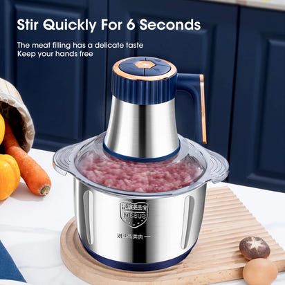 5-in-1 Time-Saving Food Processor | Grind, Chop & Slice in Seconds