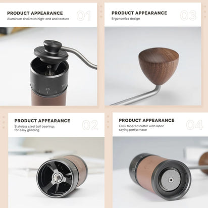 HexGrind Pro - Premium Manual Coffee Grinder | Barista-Level Precision