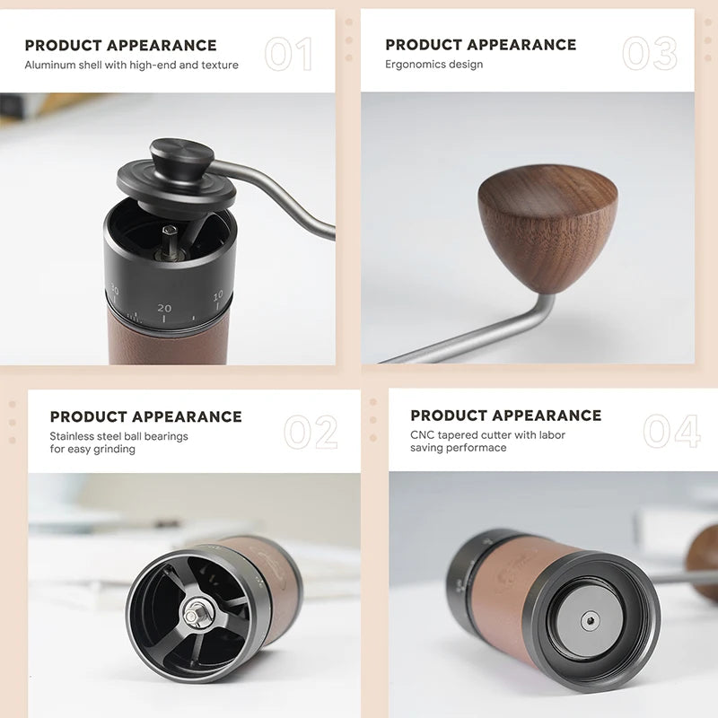 HexGrind Pro - Premium Manual Coffee Grinder | Barista-Level Precision