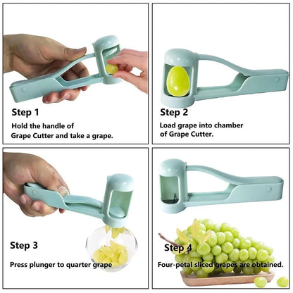Grape & Tomato Cutter for Kids — Quarter Slicer for Safe Snacking
