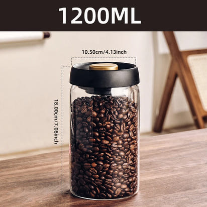 Premium Vacuum Coffee Jar - Barista Edition - Save $300/Year