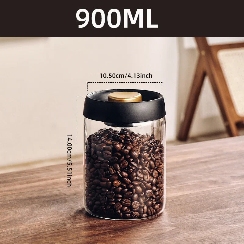 Premium Vacuum Coffee Jar - Barista Edition - Save $300/Year