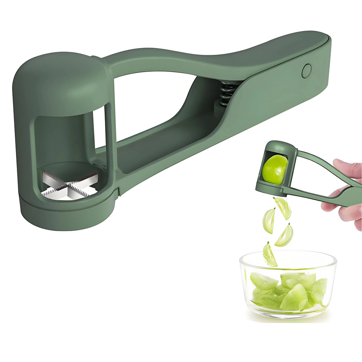 Grape & Tomato Cutter for Kids — Quarter Slicer for Safe Snacking