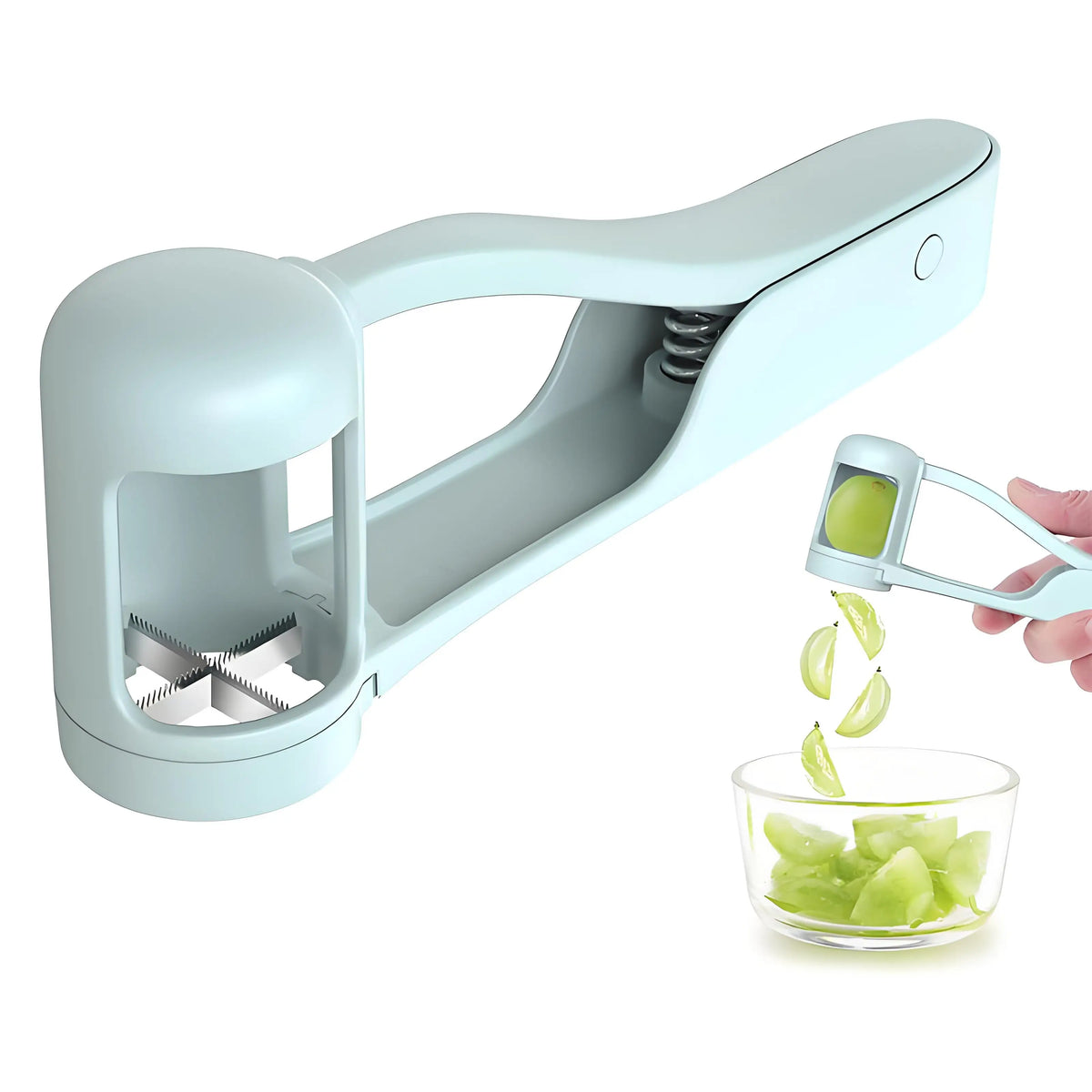 Grape & Tomato Cutter for Kids — Quarter Slicer for Safe Snacking