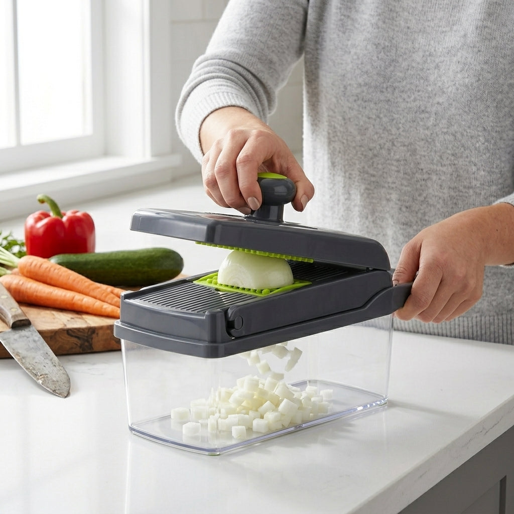 16 In 1 Vegetable Chopper — Slice, Dice & Grate in Seconds