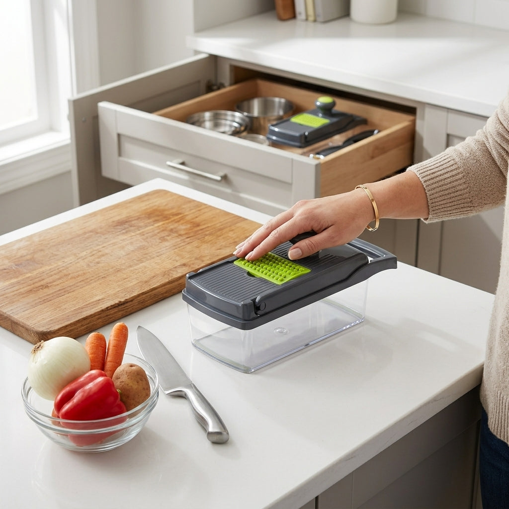 16 In 1 Vegetable Chopper — Slice, Dice & Grate in Seconds