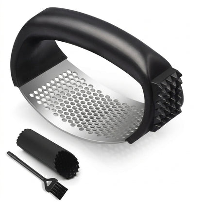 Garlic Press Rocker Set — Crush & Mince with No Peeling
