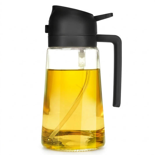 2-in-1 Olive Oil Sprayer & Dispenser
